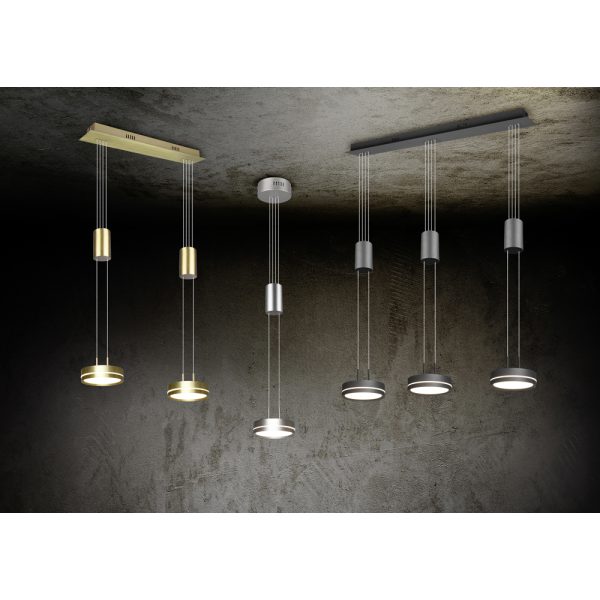 Hanglamp Trio Leuchten Franklin messing
