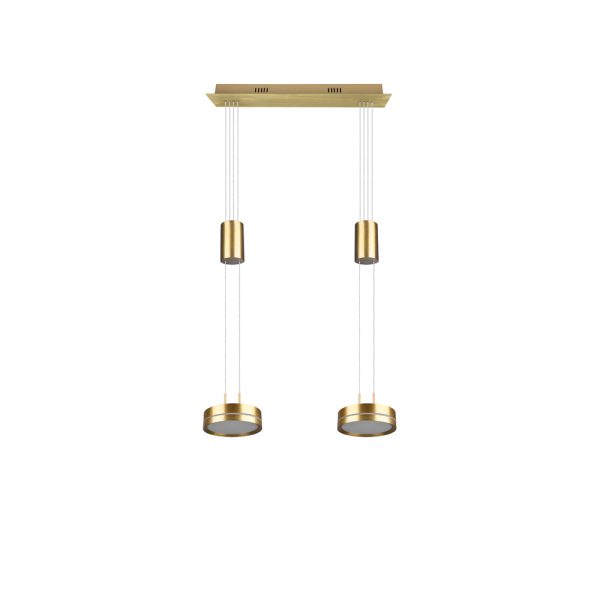 Hanglamp Trio Leuchten Franklin messing - Image 6