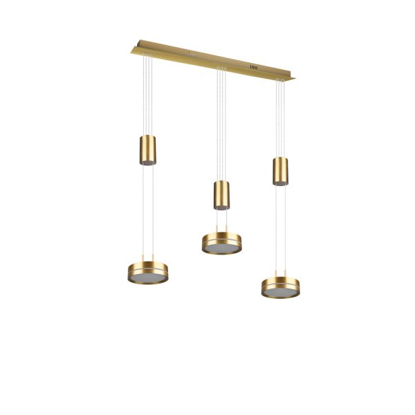 Hanglamp Trio Leuchten Franklin messing - Image 6