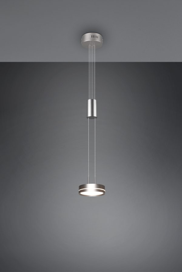 Hanglamp Trio Leuchten Franklin nikkel - Image 2