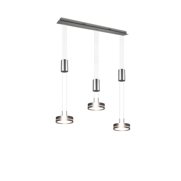 Hanglamp Trio Leuchten Franklin nikkel - Image 3