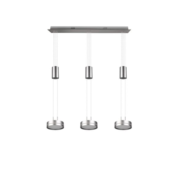 Hanglamp Trio Leuchten Franklin nikkel - Image 6