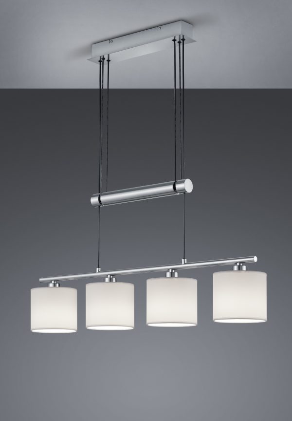 Hanglamp Trio Leuchten Garda nikkel - Image 2