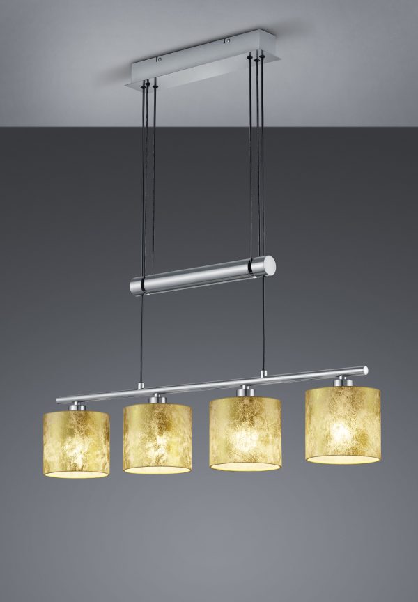Hanglamp Trio Leuchten Garda nikkel - Image 2