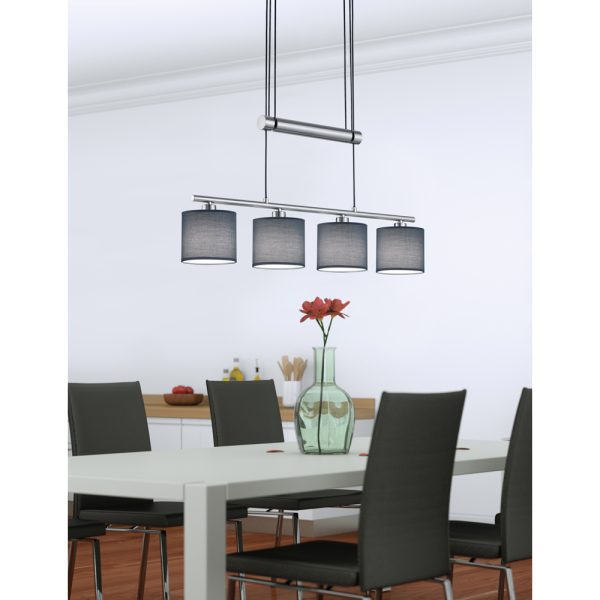 Hanglamp Trio Leuchten Garda nikkel - Image 3