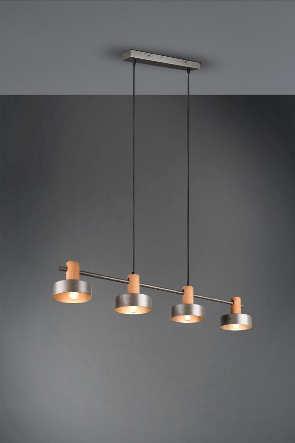 Hanglamp Trio Leuchten Gaya  nikkel - Image 2