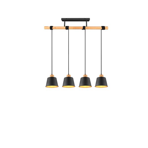 Hanglamp Trio Leuchten Harris zwart - Image 4