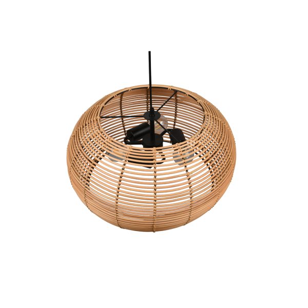 Hanglamp Trio Leuchten Inga hout - Image 5
