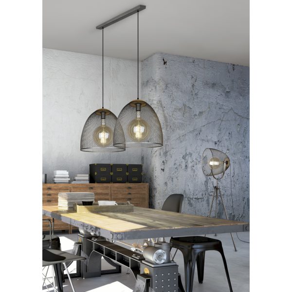 Hanglamp Trio Leuchten Ivar  nikkel