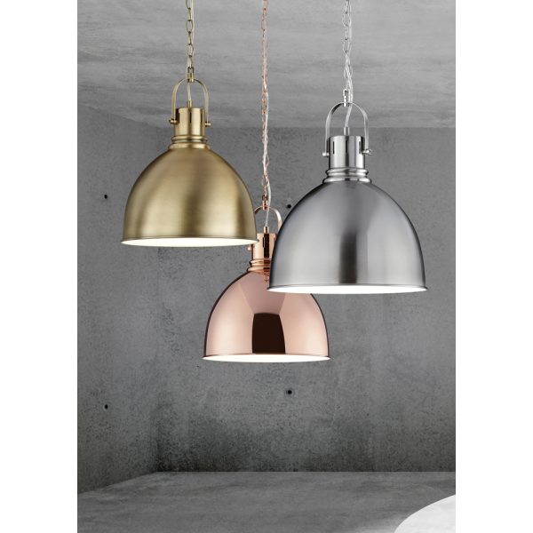Hanglamp Trio Leuchten Jasper oud brons