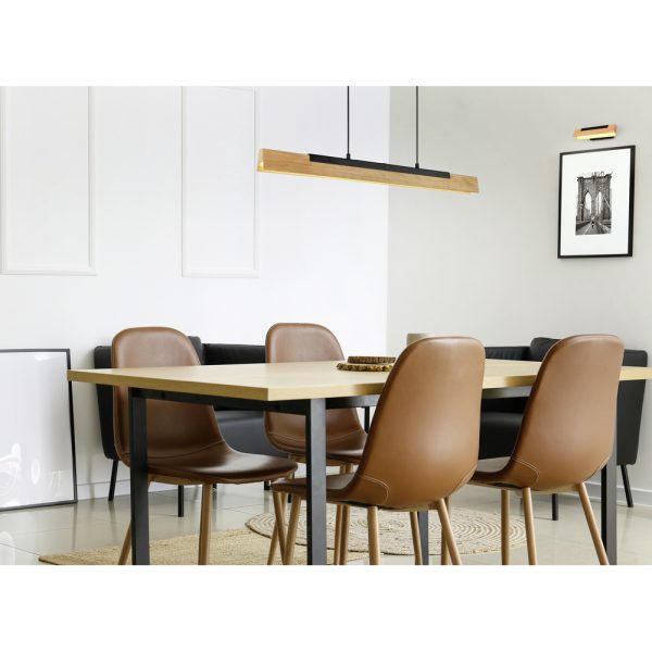 Hanglamp Trio Leuchten Kerala zwart