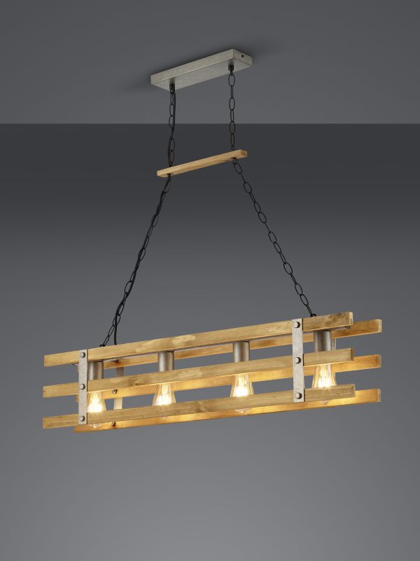 Hanglamp Trio Leuchten Khan  nikkel - Image 2