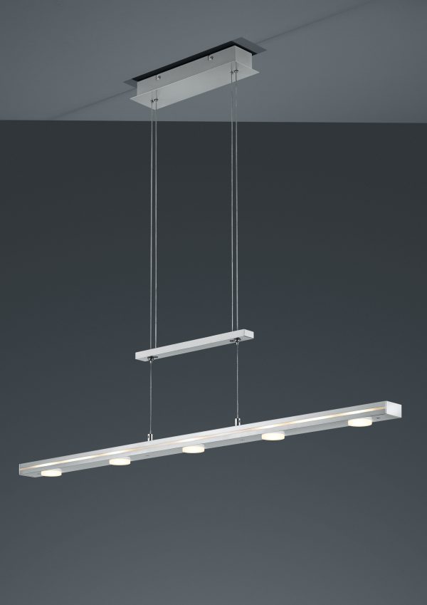 Hanglamp Trio Leuchten Lacal nikkel - Image 2