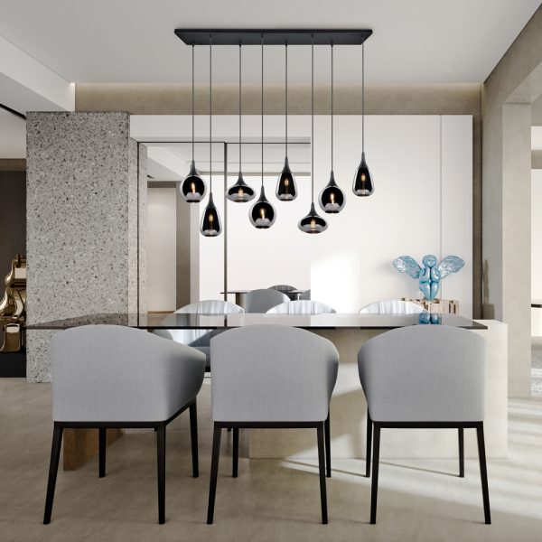 Hanglamp Trio Leuchten Lumina zwart