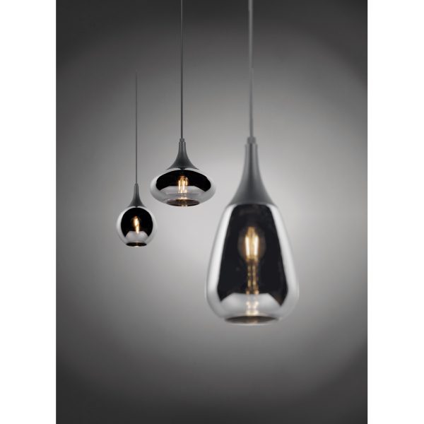 Hanglamp Trio Leuchten Lumina zwart