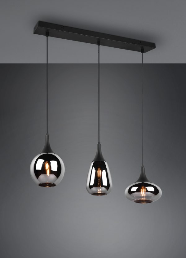 Hanglamp Trio Leuchten Lumina zwart - Image 2