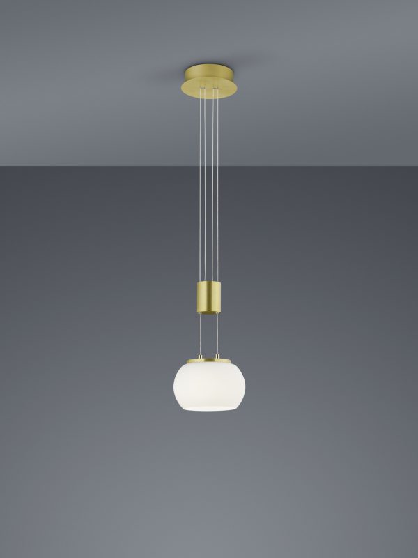 Hanglamp Trio Leuchten Madison messing