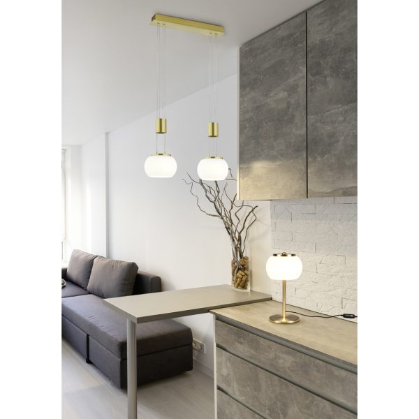Hanglamp Trio Leuchten Madison messing - Image 3