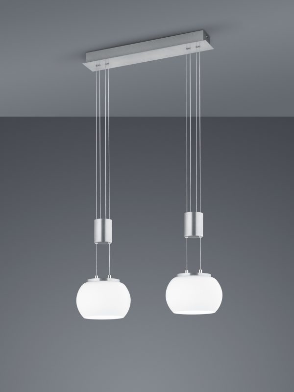 Hanglamp Trio Leuchten Madison nikkel