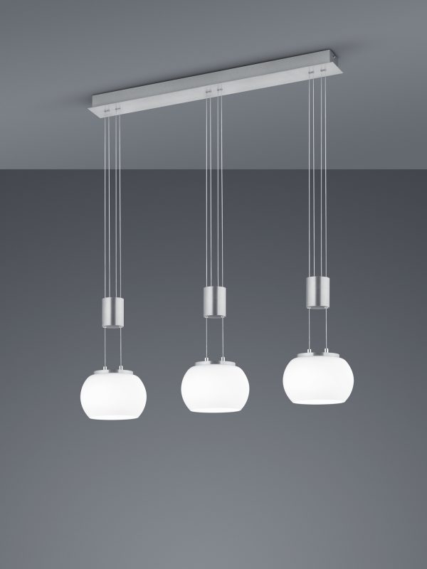 Hanglamp Trio Leuchten Madison nikkel