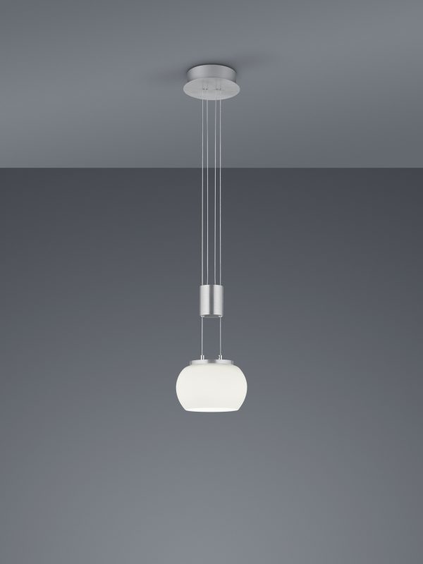 Hanglamp Trio Leuchten Madison nikkel