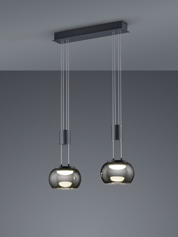 Hanglamp Trio Leuchten Madison zwart