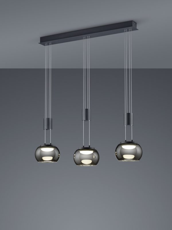 Hanglamp Trio Leuchten Madison zwart - Image 2
