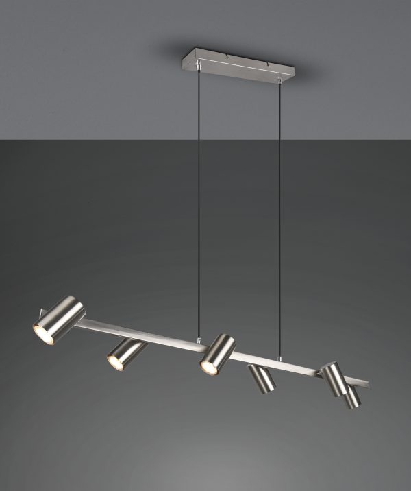 Hanglamp Trio Leuchten Marley nikkel - Image 2