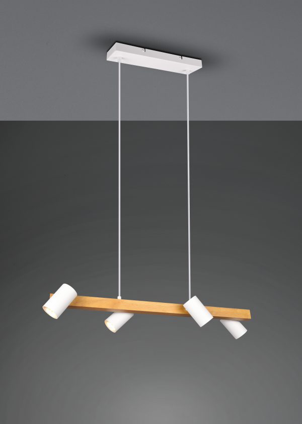Hanglamp Trio Leuchten Marley wit - Image 2