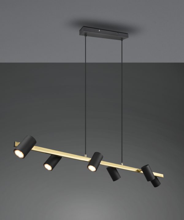 Hanglamp Trio Leuchten Marley zwart - Image 2