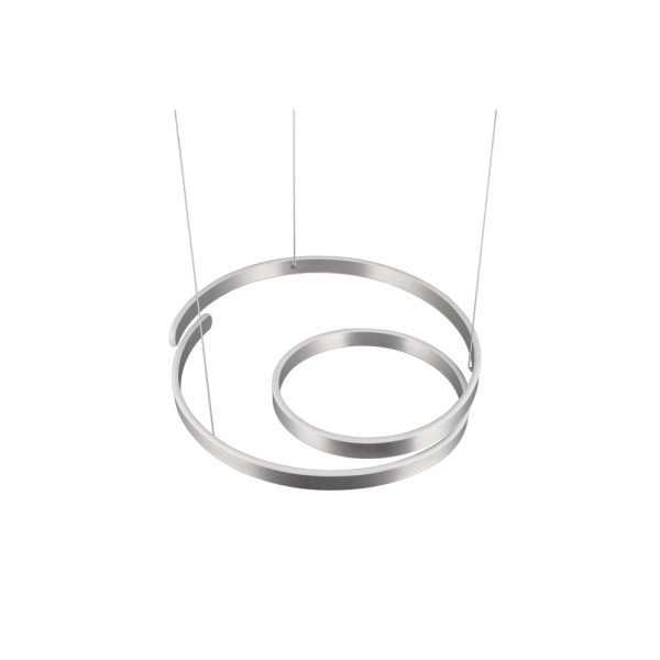 Hanglamp Trio Leuchten Marnie aluminium - Image 4