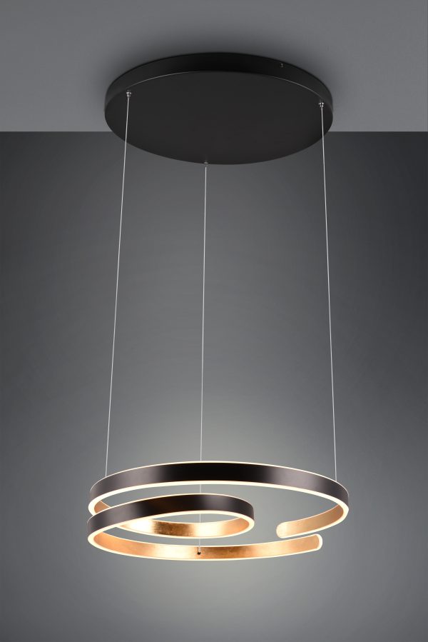 Hanglamp Trio Leuchten Marnie zwart - Image 2