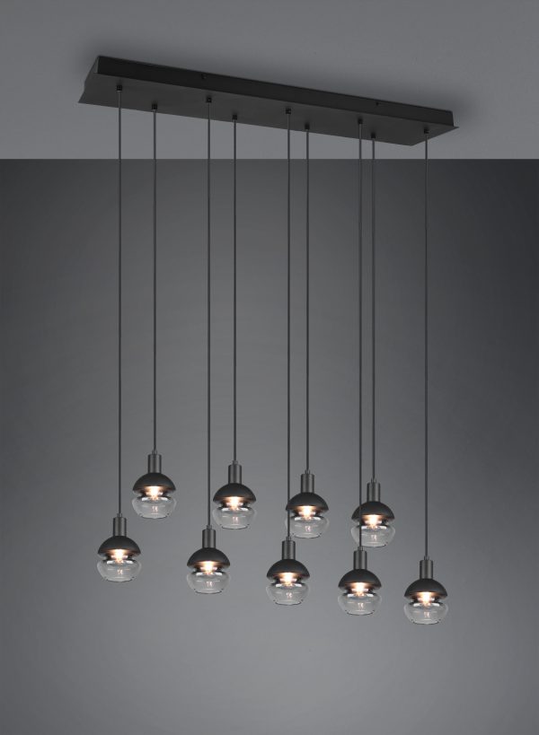 Hanglamp Trio Leuchten Mela zwart - Image 2