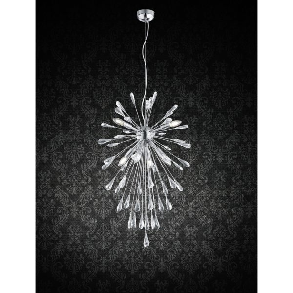 Hanglamp Trio Leuchten Minsk chroom