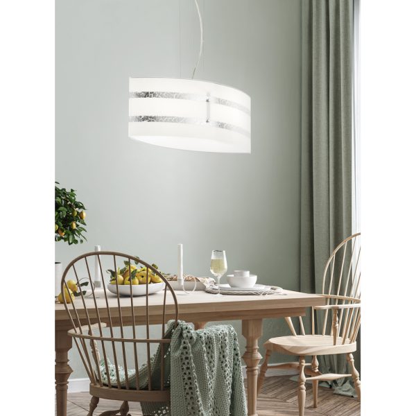 Hanglamp Trio Leuchten Nikosia chroom
