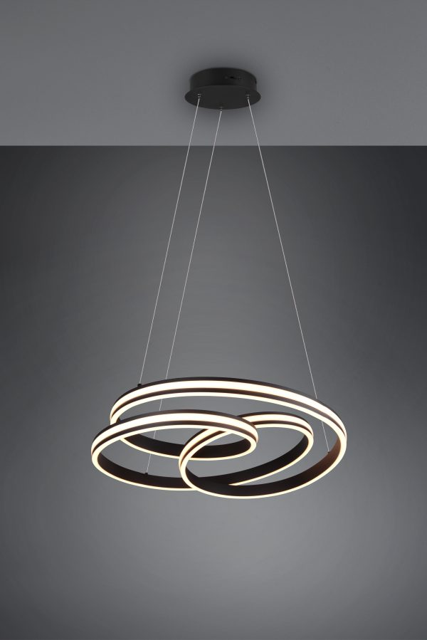 Hanglamp Trio Leuchten Nuria zwart - Image 2