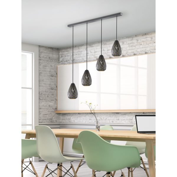 Hanglamp Trio Leuchten Onyx antraciet - Image 3
