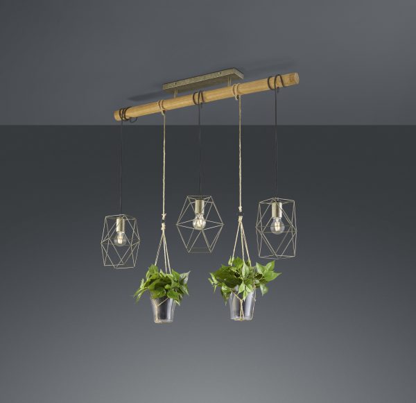 Hanglamp Trio Leuchten Plant  nikkel - Image 2