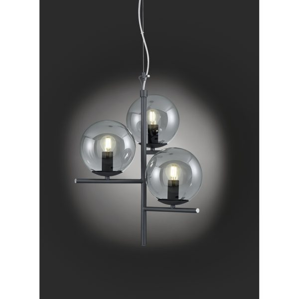 Hanglamp Trio Leuchten Pure antraciet - Image 3