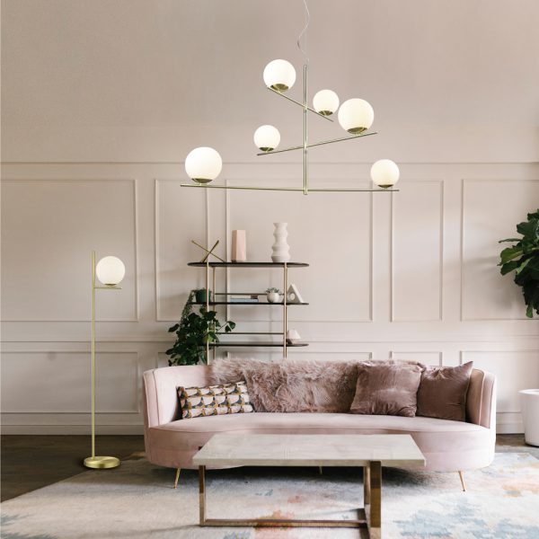 Hanglamp Trio Leuchten Pure messing