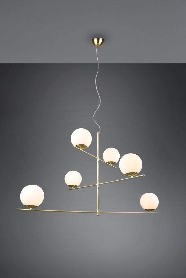Hanglamp Trio Leuchten Pure messing - Image 2