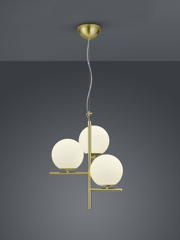 Hanglamp Trio Leuchten Pure messing - Image 2