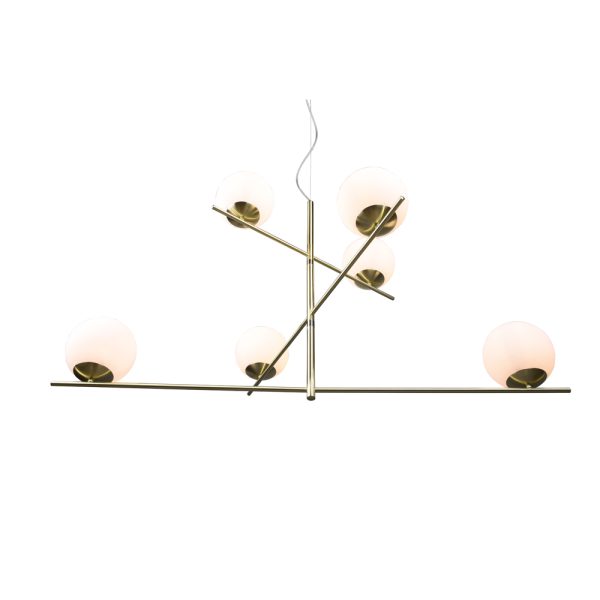 Hanglamp Trio Leuchten Pure messing - Image 4