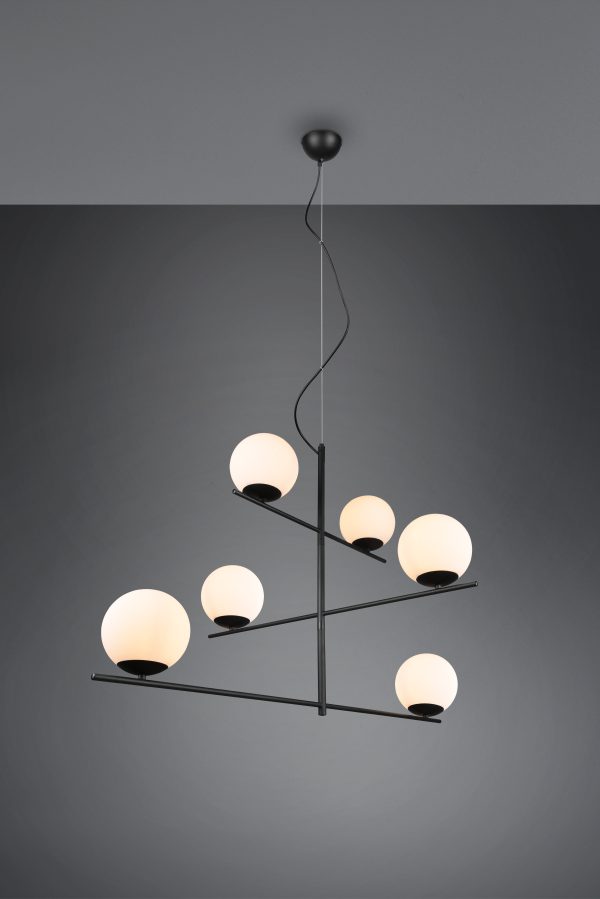 Hanglamp Trio Leuchten Pure zwart - Image 2