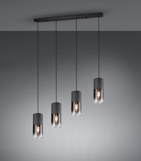 Hanglamp Trio Leuchten Robin zwart - Image 2