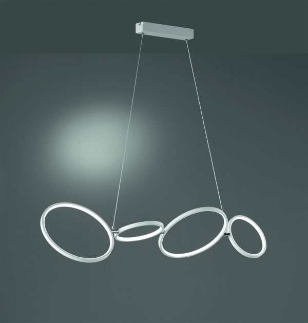 Hanglamp Trio Leuchten Rondo wit