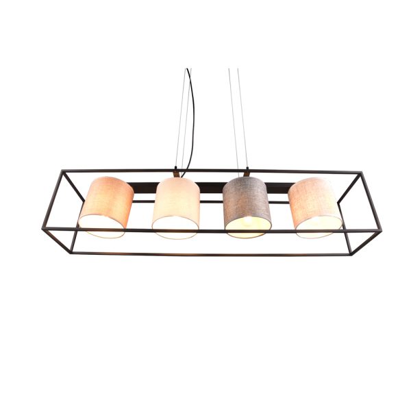 Hanglamp Trio Leuchten Ross zwart - Image 4