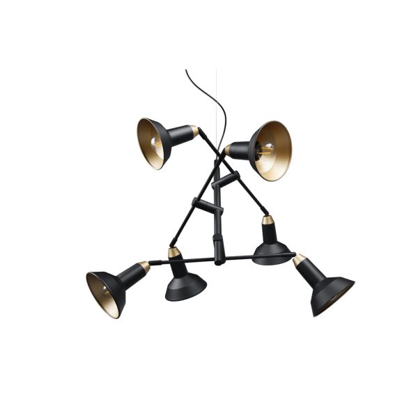 Hanglamp Trio Leuchten Roxie zwart - Image 5