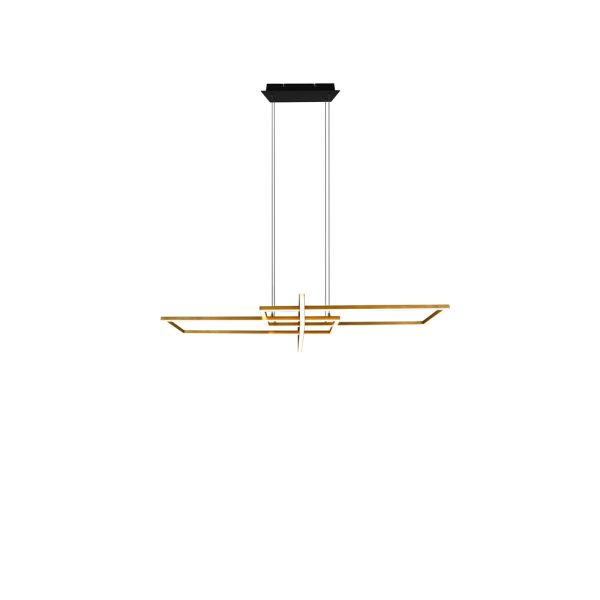Hanglamp Trio Leuchten Salinas messing - Image 4