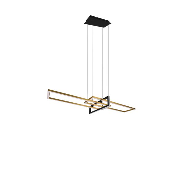 Hanglamp Trio Leuchten Salinas messing - Image 5